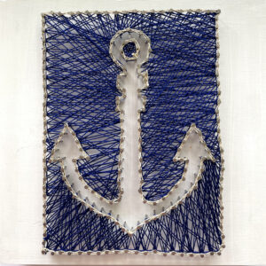 Pirates Treasure String Art Anchor