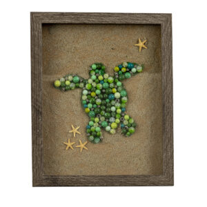 Pirate's Treasure Bead Art Turtle Green