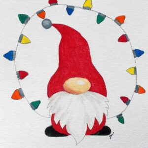 Pirate's Treasure Notecards Gnome With Lights