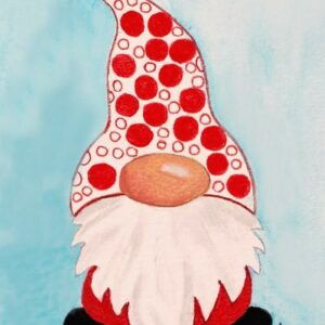 Pirate's Treasure Notecards Gnome With Polka Dot Hat